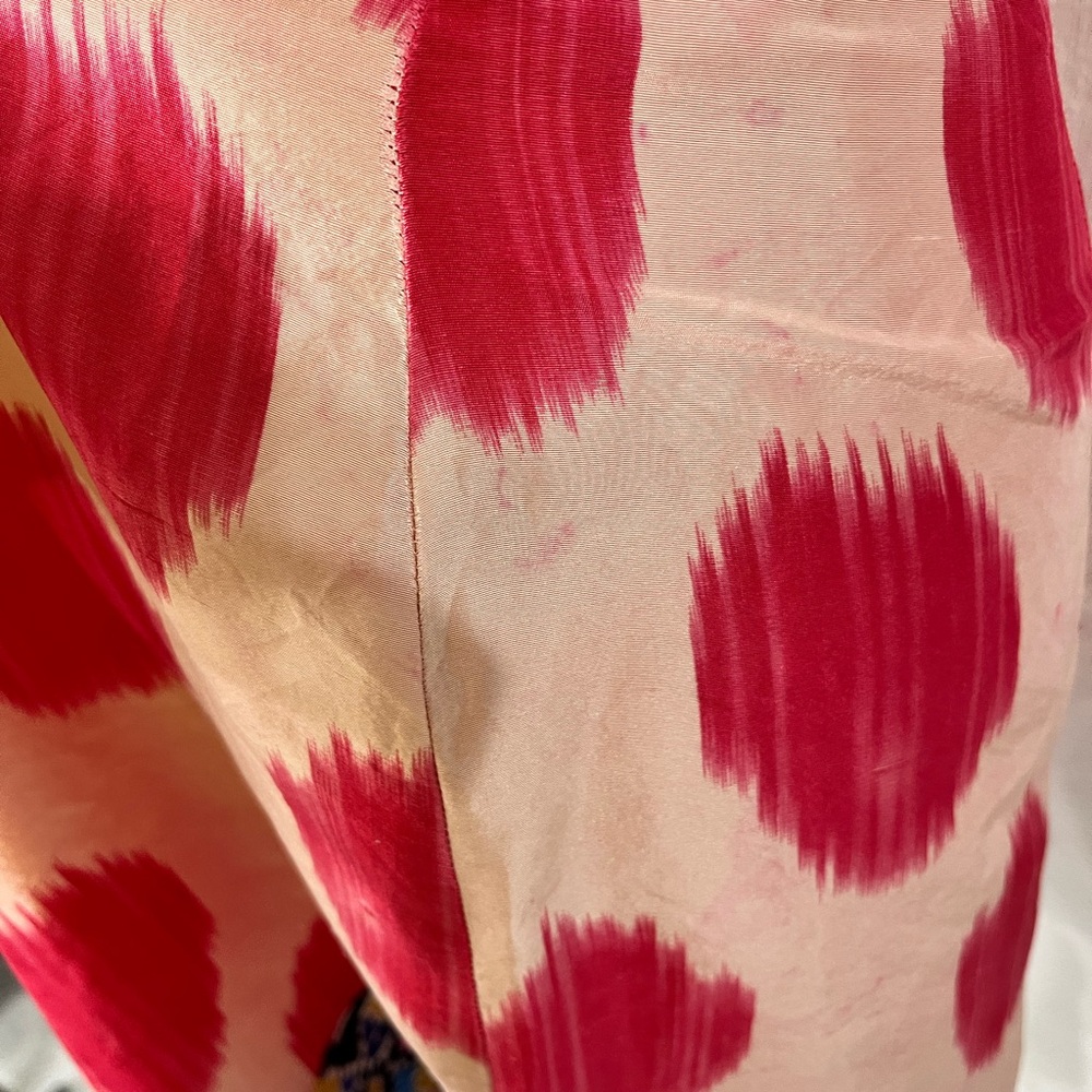 MAUVE WATERCOLOR PENCIL SILK SKIRT - Picture 10 of 16